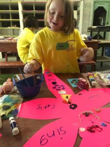 Children learn how to cope with grief and loss through many projects at Camp Dragonfly. 
